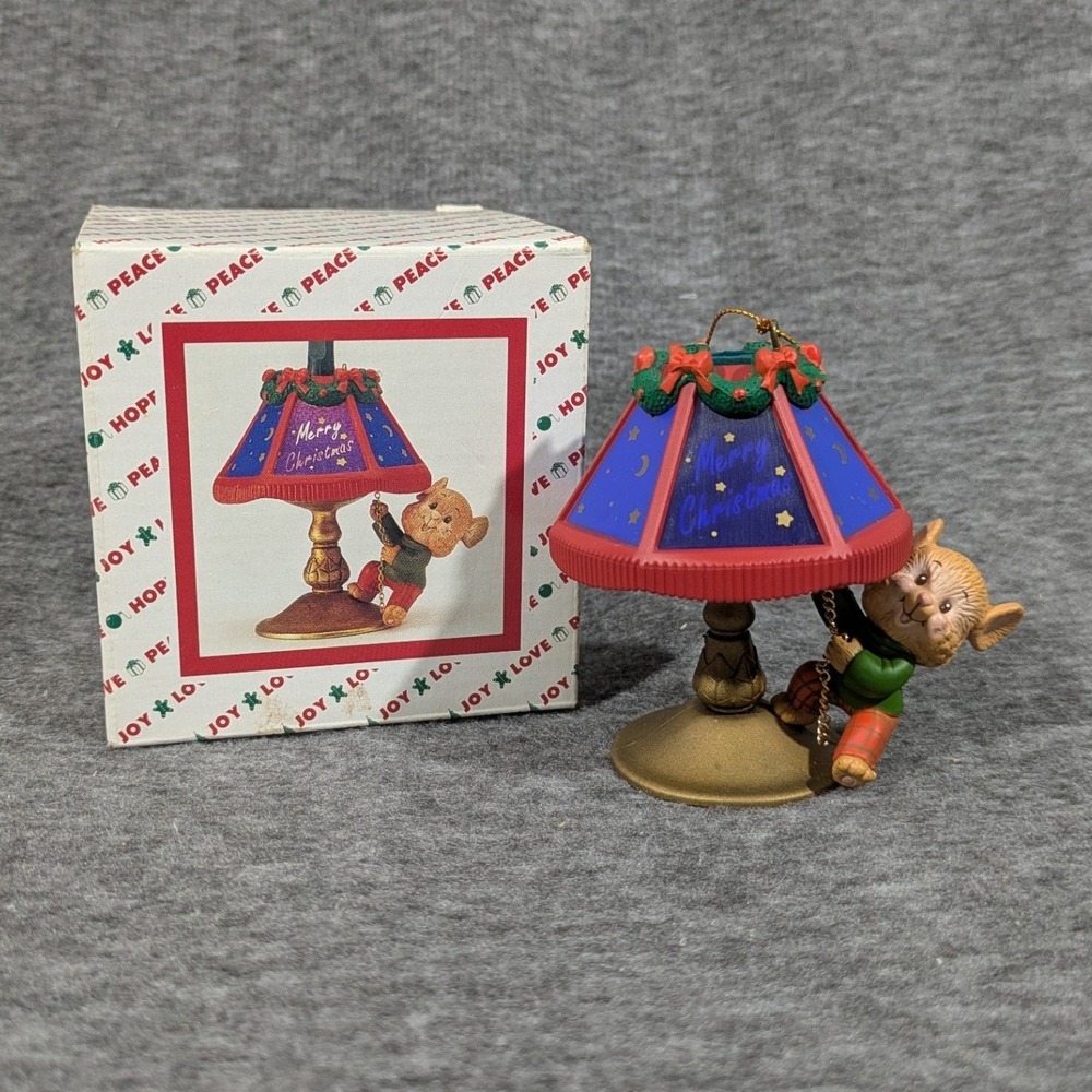 House of Lloyd Christmas Around the World Lamp Lighter Mouse Ornament 1996 Box